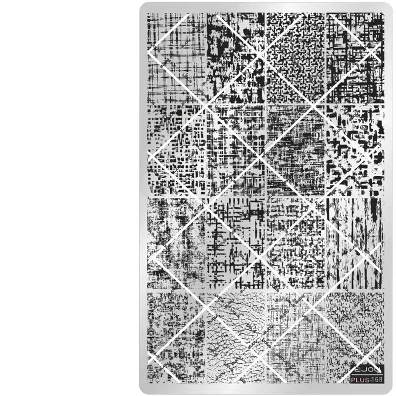 Fabric theme Nail Art Stamping Plate for DIY Manicure Salon Design Supplies Tools