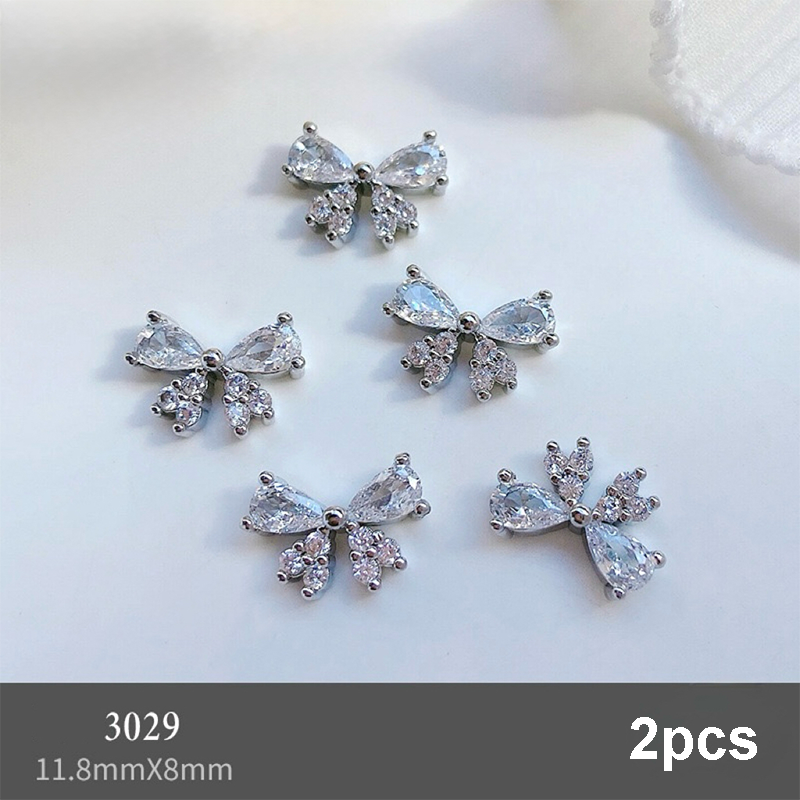 Butterfly Shape Charms - BR05 3D Alloy Rhinestones Shiny Gems Nail Crystal Decoration