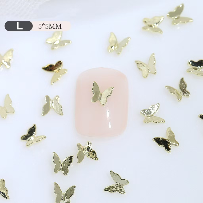 Butterfly Shape Charms - BA04 3D Alloy Shiny Nail Decoration