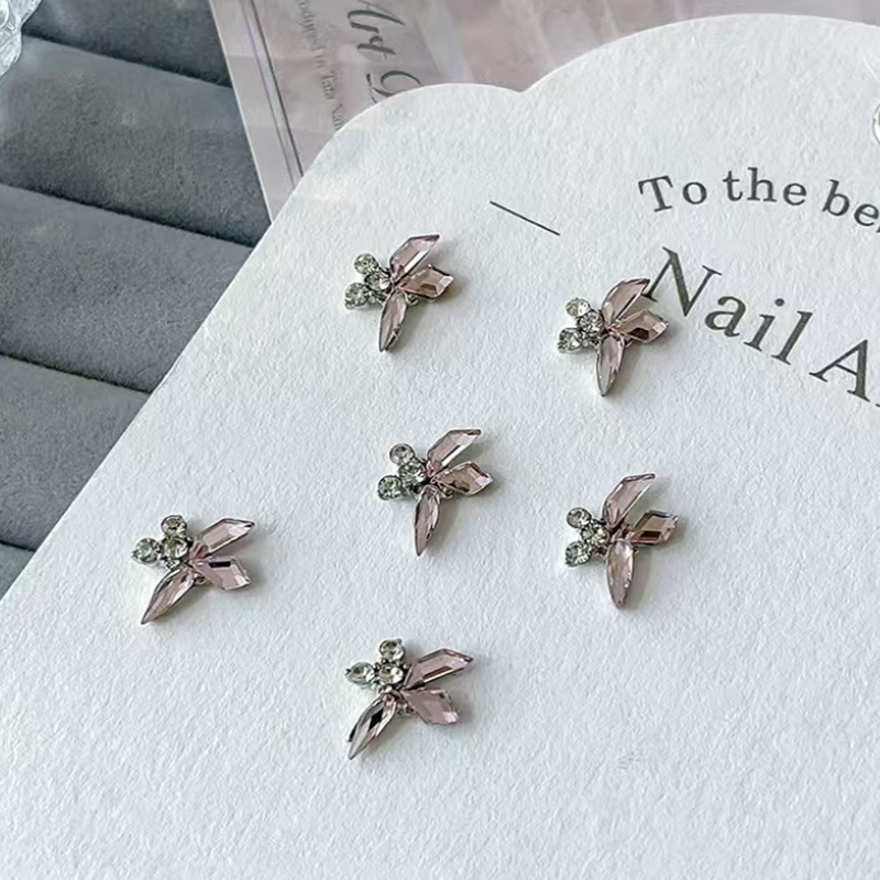 Flower Shape Charms - FR06 3D Rhinestones Colorful Shiny Gems Nail Crystal Decoration