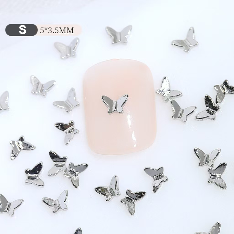 Butterfly Shape Charms - BA04 3D Alloy Shiny Nail Decoration