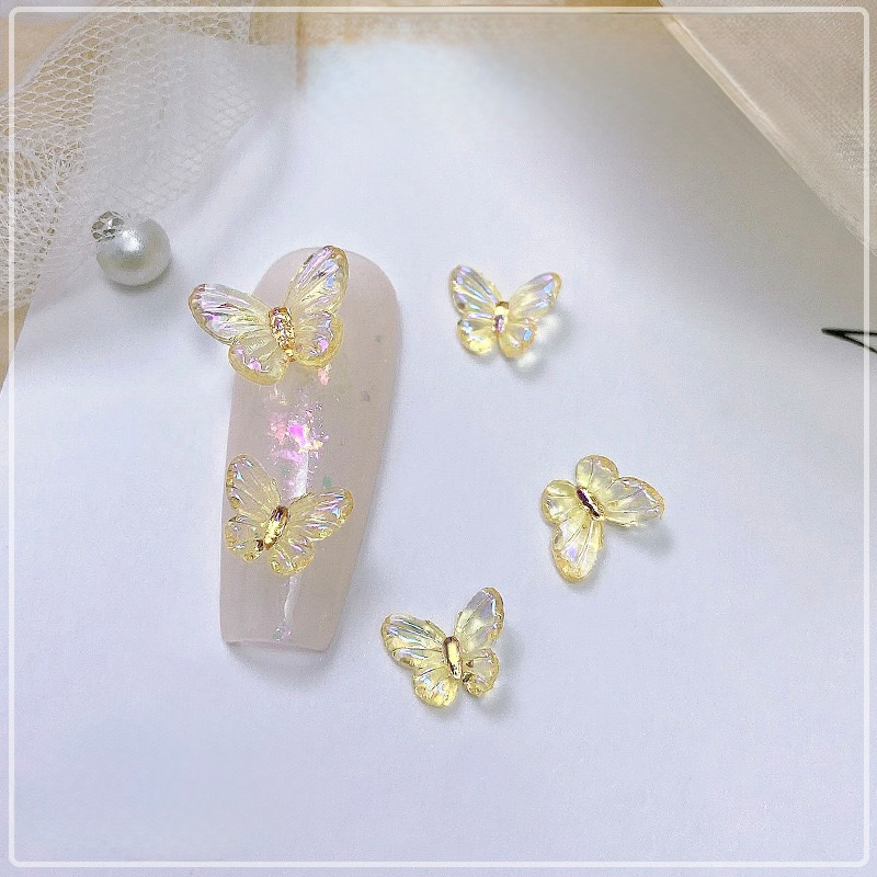 Butterfly Shape Charms - BP01 3D Resin Colorful Shiny Nail Decoration