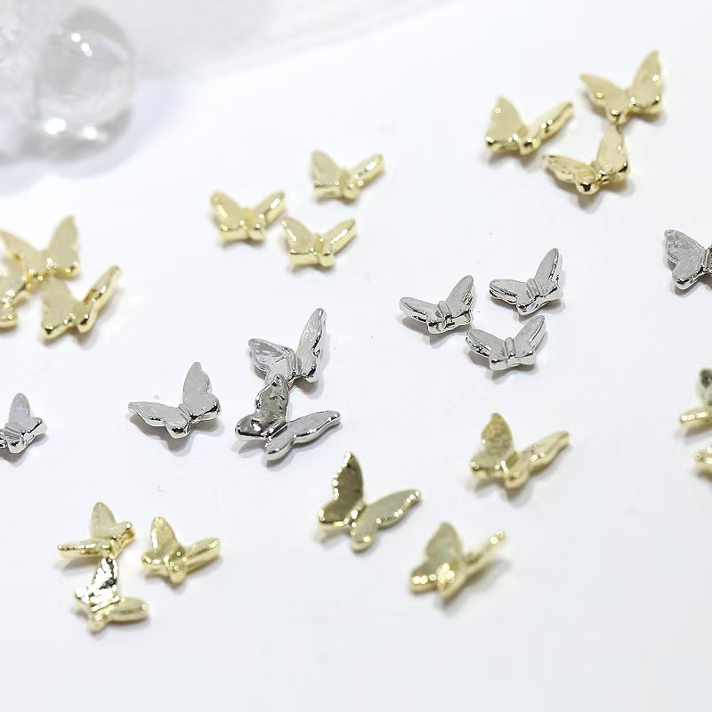 Butterfly Shape Charms - BA04 3D Alloy Shiny Nail Decoration