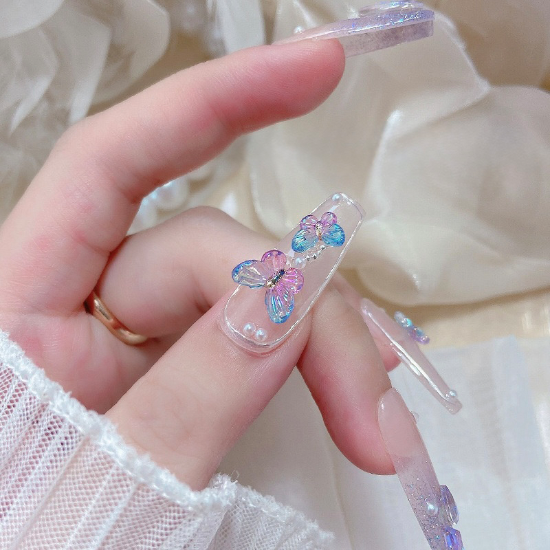 Butterfly Shape Charms - BP01 3D Resin Colorful Shiny Nail Decoration