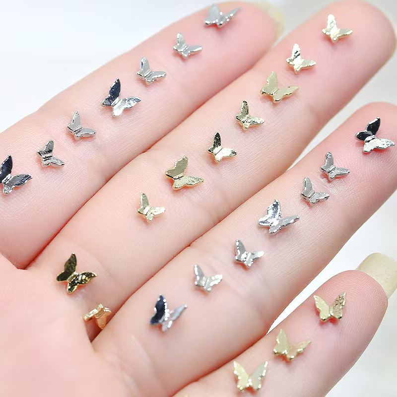 Butterfly Shape Charms - BA04 3D Alloy Shiny Nail Decoration