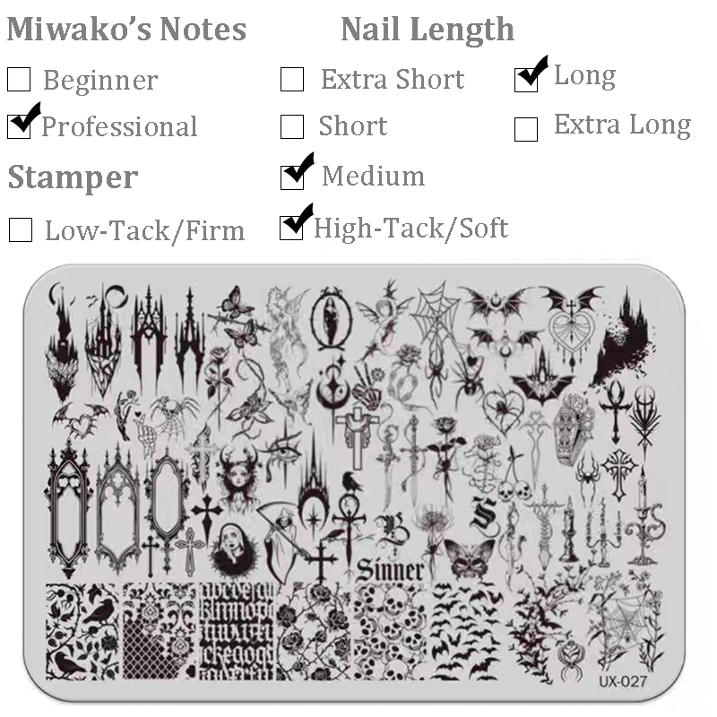 Halloween theme Nail Art Stamping Plate for DIY Manicure Salon Design Supplies Tools