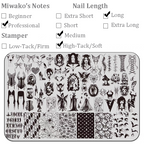 Halloween theme Nail Art Stamping Plate for DIY Manicure Salon Design Supplies Tools