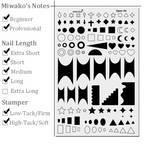 French Tip Stamping Plate - Deep Round Almond Nail Art for DIY Manicure Salon Design Supplies Tools