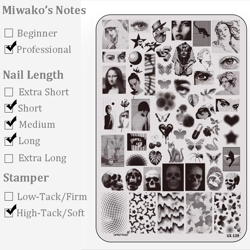 Halloween theme Nail Art Stamping Plate for DIY Manicure Salon Design Supplies Tools