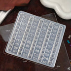 Bow Silicone Mold - Deep Groove for 3D Effect Charms, Nail Art Decoration Carving Templates for DIY Precise Pattern