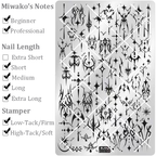 Halloween theme Nail Art Stamping Plate for DIY Manicure Salon Design Supplies Tools