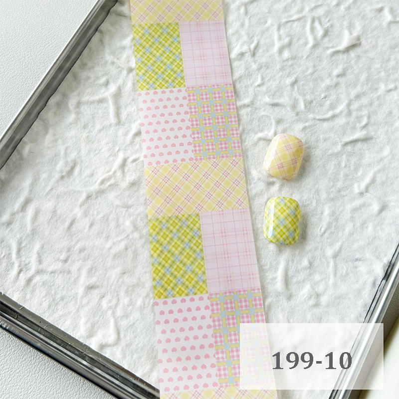 Cute Foil Transfer -1 Roll, 10 Rolls/1 Box Cream Color Korean Collage Nail Art Decals for DIY Decorations Supplies Design