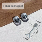Y-shaped Nail Magnet for Beginner Professional - Heart Pattern Designs Cat Eye Magnet Tool for Nail Art