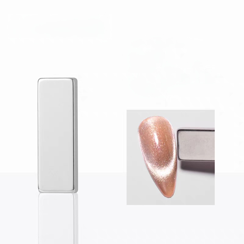 Rectangular  Nail Magnet for Beginner Professional - Ultra-Powerful Rectangular Cat-Eye Magnet Tool for Nail Art