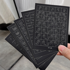 Halloween Nail Stencils Stickers for Skull Pumpkin Bat Ghost Nail Art Hollow Guides Decals Templates Supplies