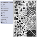 Cute Collage Stamping Plate - Korean style Nail Art for DIY Manicure Salon Design Supplies Tools