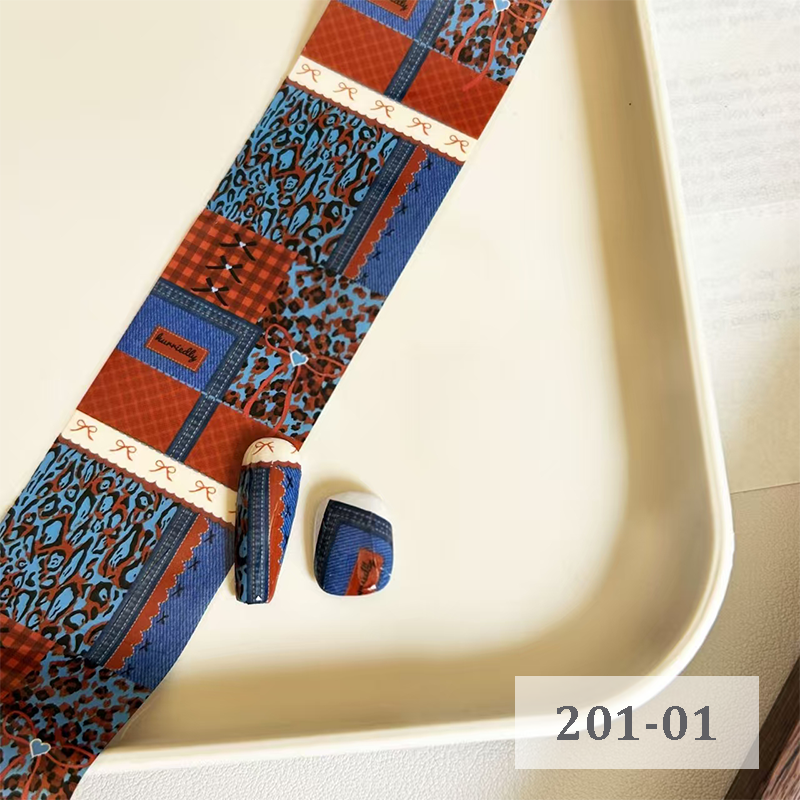 Denim Foil Transfer -1 Roll, 10 Rolls/1 Box Jeans Vintage Chic Nail Art Decals for DIY Decorations Supplies Design