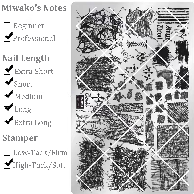 Halloween theme Nail Art Stamping Plate for DIY Manicure Salon Design Supplies Tools