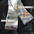 Holographic Foil Transfer -10 Rolls/1 Box Laser Starry Sky Iridescent Star Line Square Dot Nail Art Decals for DIY Decorations Supplies Design