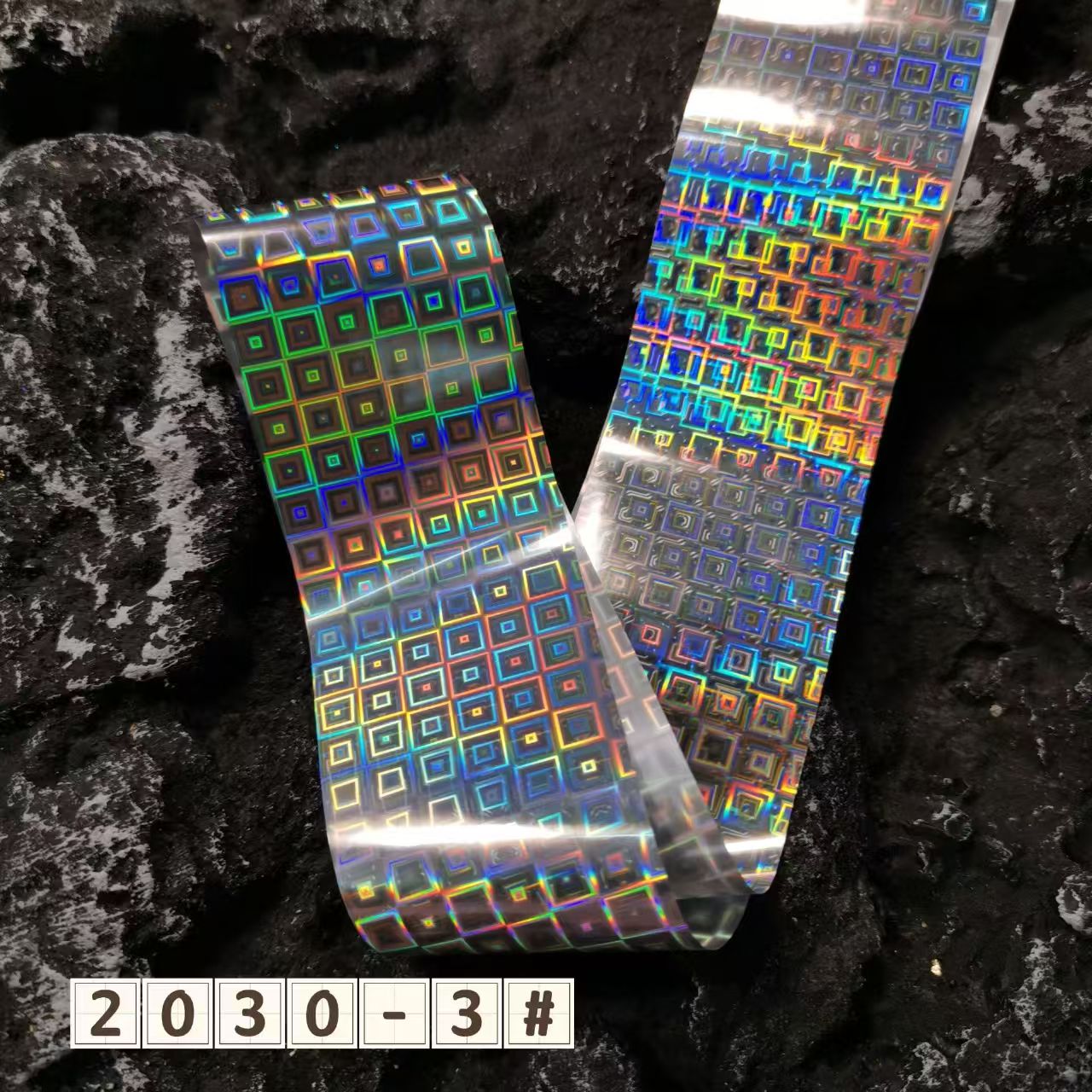 Holographic Foil Transfer -10 Rolls/1 Box Laser Starry Sky Iridescent Star Line Square Dot Nail Art Decals for DIY Decorations Supplies Design