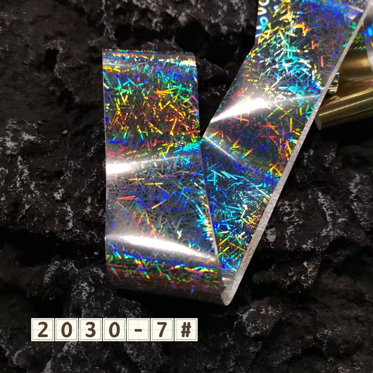 Holographic Foil Transfer -10 Rolls/1 Box Laser Starry Sky Iridescent Star Line Square Dot Nail Art Decals for DIY Decorations Supplies Design