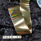 Holographic Foil Transfer -10 Rolls/1 Box Laser Starry Sky Iridescent Star Line Square Dot Nail Art Decals for DIY Decorations Supplies Design