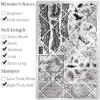 Halloween theme Nail Art Stamping Plate for DIY Manicure Salon Design Supplies Tools