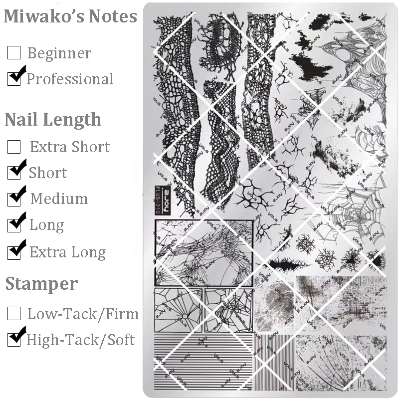 Halloween theme Nail Art Stamping Plate for DIY Manicure Salon Design Supplies Tools