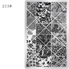 Floral Stamping Plate - Camellia Gardenia Orchid Iris Cute-style Nail Art for DIY Manicure Salon Design Supplies Tools