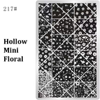 Floral Stamping Plate - Camellia Gardenia Orchid Iris Cute-style Nail Art for DIY Manicure Salon Design Supplies Tools
