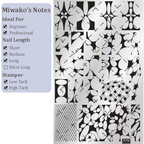 Lines Stamping Plate -Curves Water Ripples Cute-style Nail Art for DIY Manicure Salon Design Supplies Tools