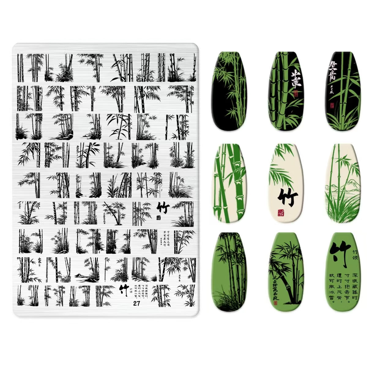 Flowers Theme Nail Art Stamping Plate for DIY Manicure Salon Design Supplies Tools