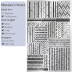 Sweater Stamping Plate - Wool Winter Nail Art  for DIY Manicure Salon Design Supplies Tools