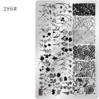 Floral Stamping Plate - Camellia Gardenia Orchid Iris Cute-style Nail Art for DIY Manicure Salon Design Supplies Tools