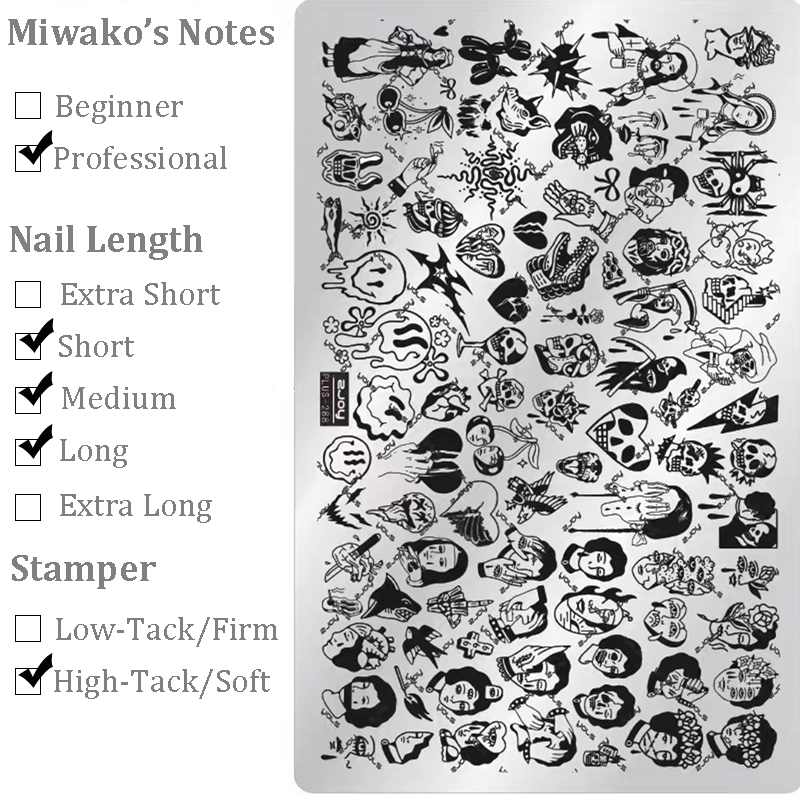 Halloween theme Nail Art Stamping Plate for DIY Manicure Salon Design Supplies Tools