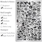 Halloween theme Nail Art Stamping Plate for DIY Manicure Salon Design Supplies Tools