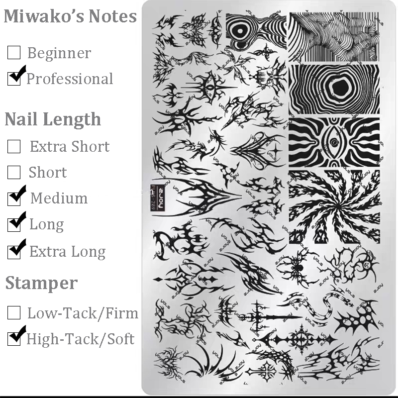 Halloween theme Nail Art Stamping Plate for DIY Manicure Salon Design Supplies Tools