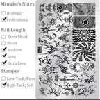 Halloween theme Nail Art Stamping Plate for DIY Manicure Salon Design Supplies Tools