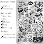 Halloween theme Nail Art Stamping Plate for DIY Manicure Salon Design Supplies Tools