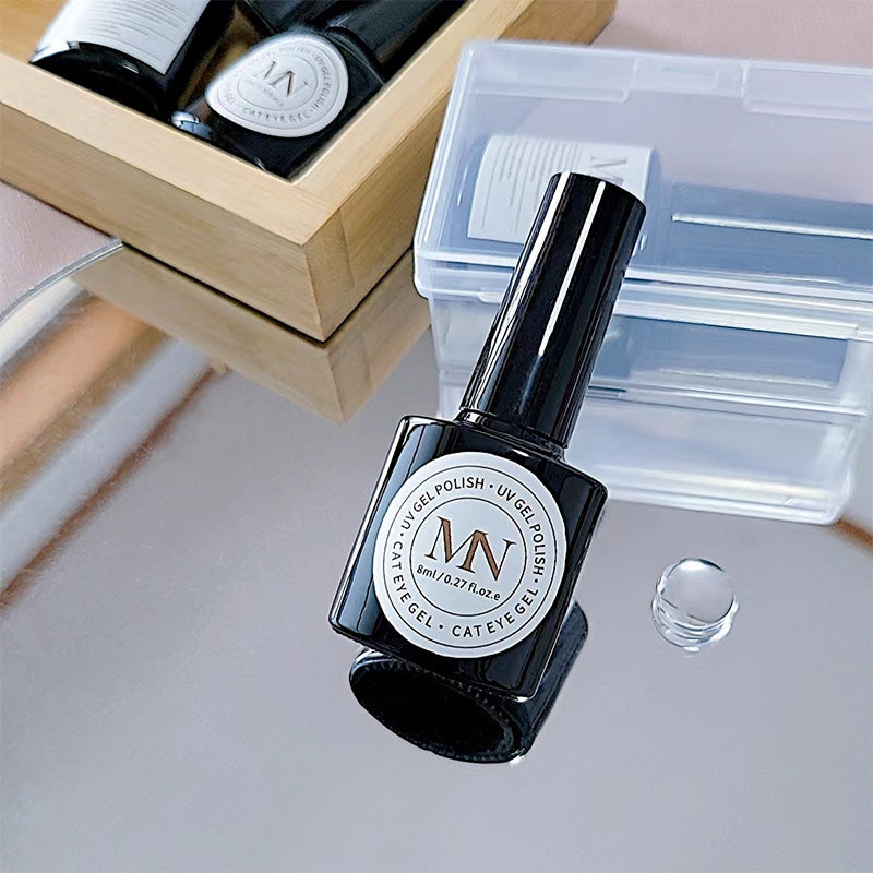 5 Colors Cat Eye Gel Nail Polish Set with 2 Pcs Magnet