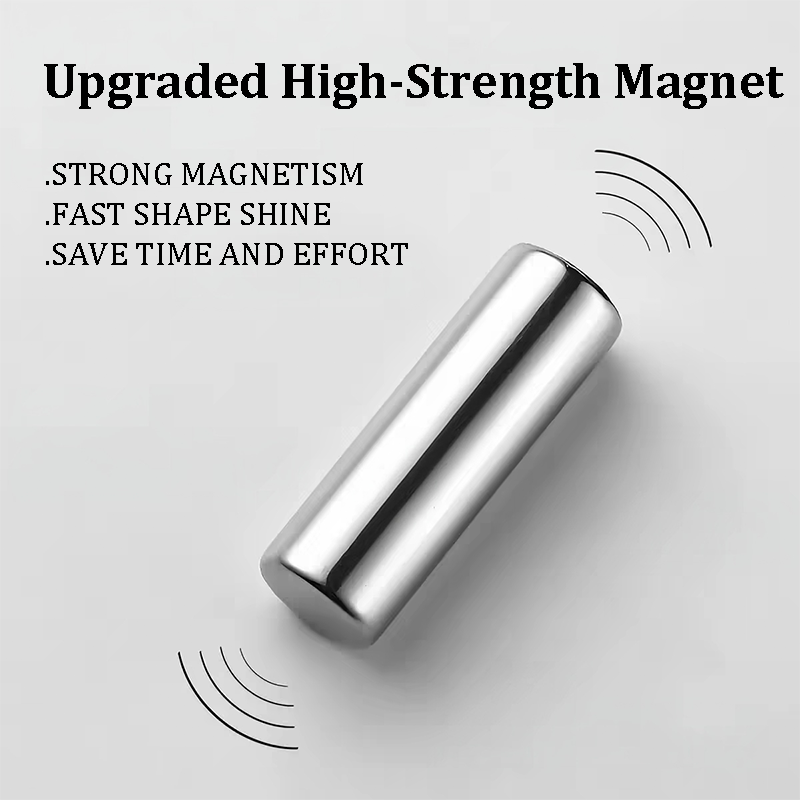 Cylindrical Nail Magnet for Beginner Professional - 360° Multi-Dimensional Cylindrical Cat-Eye Magnet Tool for Nail Art