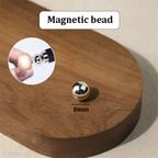 Cylinder + Bead Nail Magnet Set for Beginner Professional - Glass Bead Light-Chasing Pattern Designs Cat Eye Magnet Tool for Nail Art