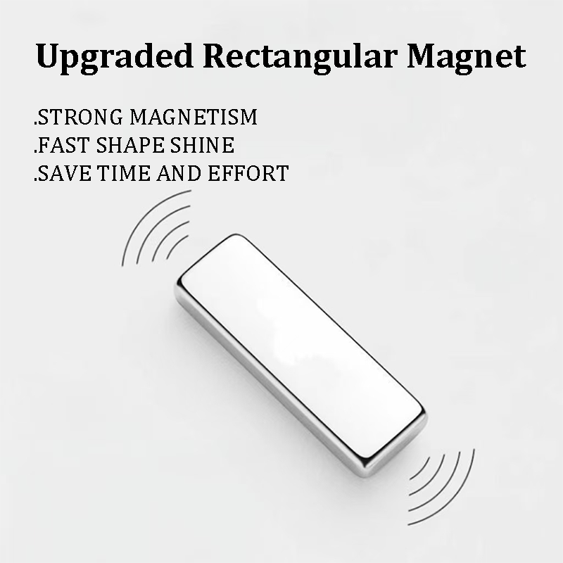 Rectangular  Nail Magnet for Beginner Professional - Ultra-Powerful Rectangular Cat-Eye Magnet Tool for Nail Art