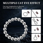 20Pcs Nail Magnet Beads for Beginner Professional - Water Ripple Pattern Designs Cat Eye Magnet Tool for Nail Art