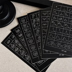 Halloween Nail Stencils Stickers for Skull Pumpkin Bat Ghost Nail Art Hollow Guides Decals Templates Supplies