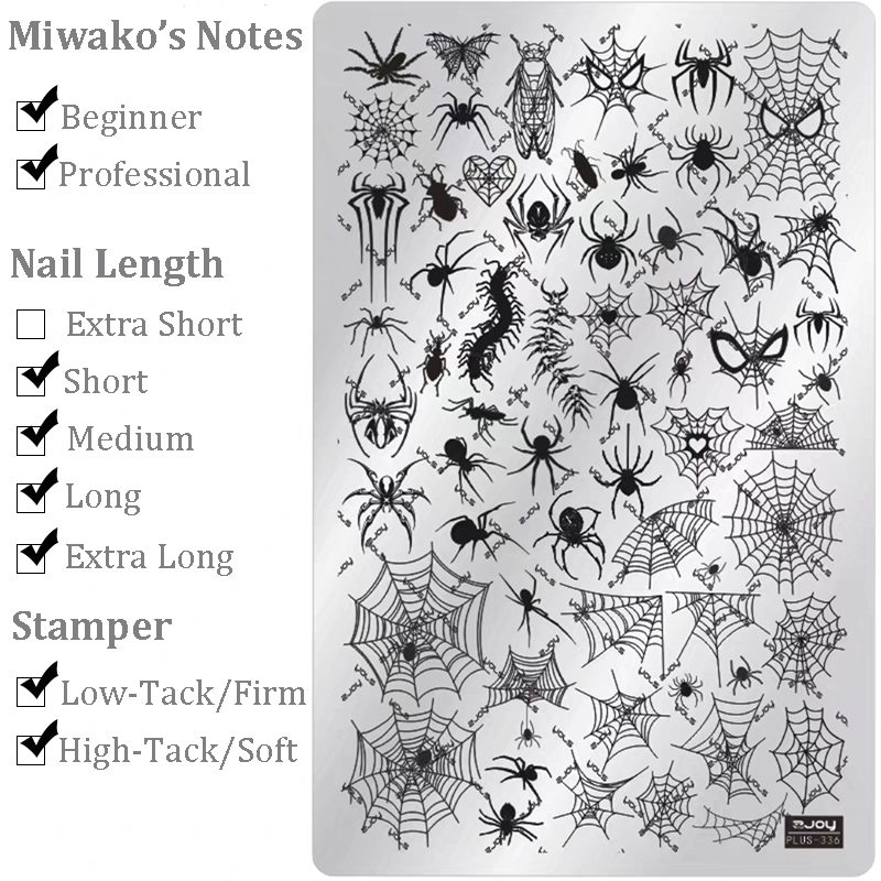 Halloween theme Nail Art Stamping Plate for DIY Manicure Salon Design Supplies Tools