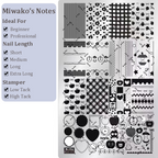 Cute Collage Stamping Plate - Korean style Nail Art for DIY Manicure Salon Design Supplies Tools