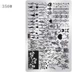 Floral Stamping Plate - Camellia Gardenia Orchid Iris Cute-style Nail Art for DIY Manicure Salon Design Supplies Tools
