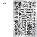 Floral Stamping Plate - Camellia Gardenia Orchid Iris Cute-style Nail Art for DIY Manicure Salon Design Supplies Tools