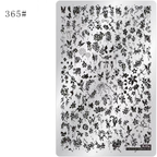 Floral Stamping Plate - Camellia Gardenia Orchid Iris Cute-style Nail Art for DIY Manicure Salon Design Supplies Tools